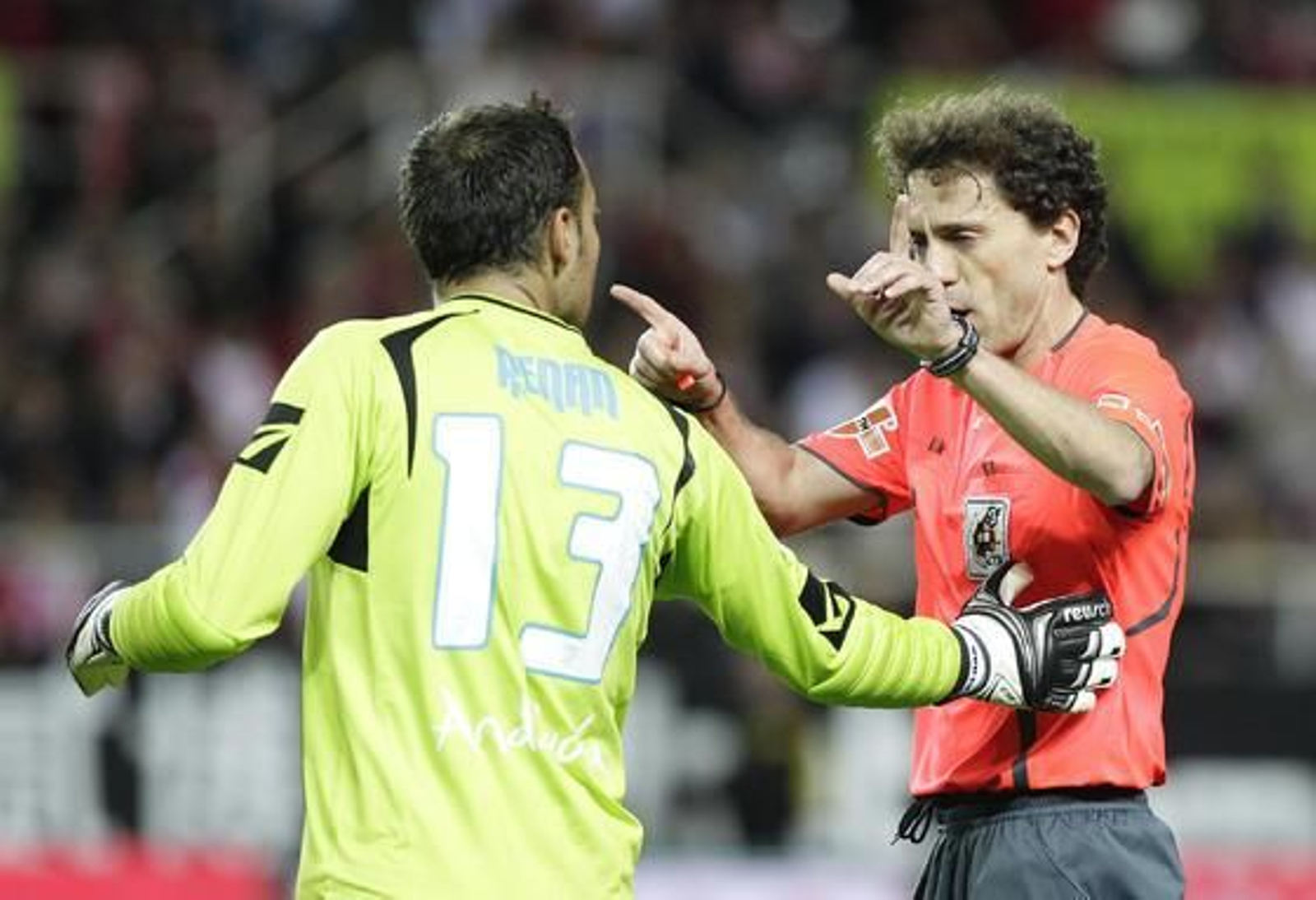 El Sevilla y el Xerez empatan en el Sánchez Pizjuán. / Antonio Pizarro