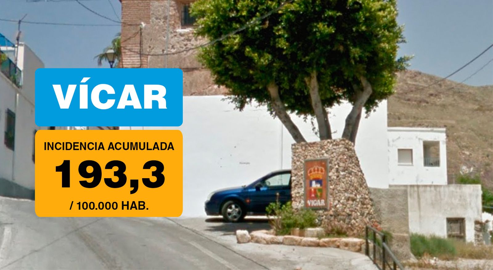 En Vícar ha subido la incidencia tras darse cinco casos positivos en el fin de semana.