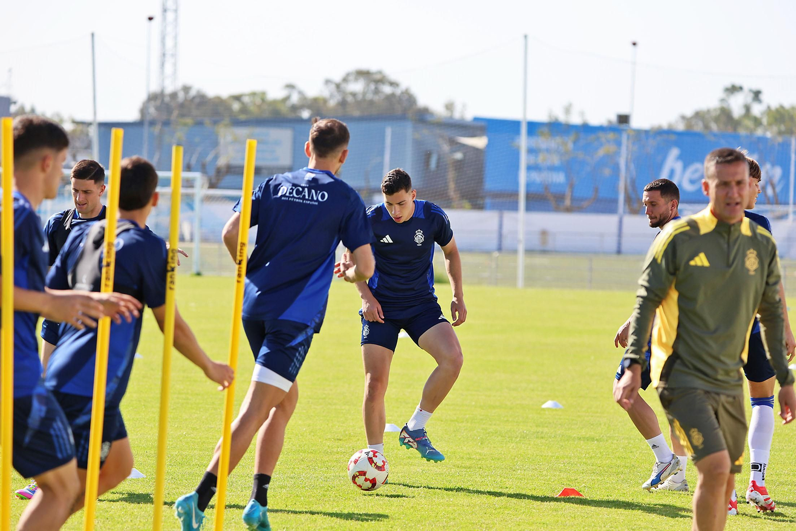 Imágenes del entrenamiento del Recreativo de Huelva