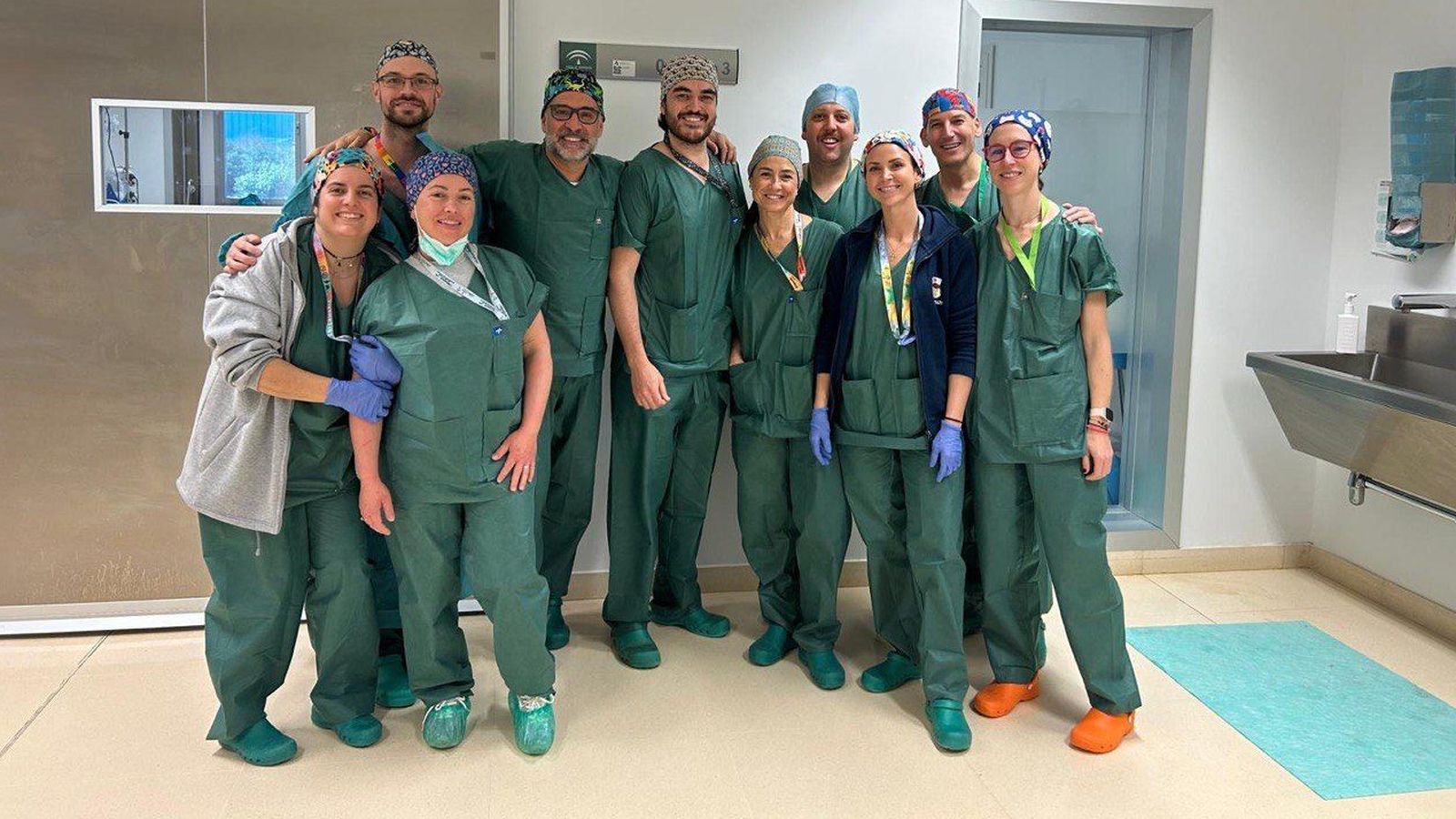 Miembros del Servicio de Ginecología del complejo hospitalario Virgen de la Victoria.