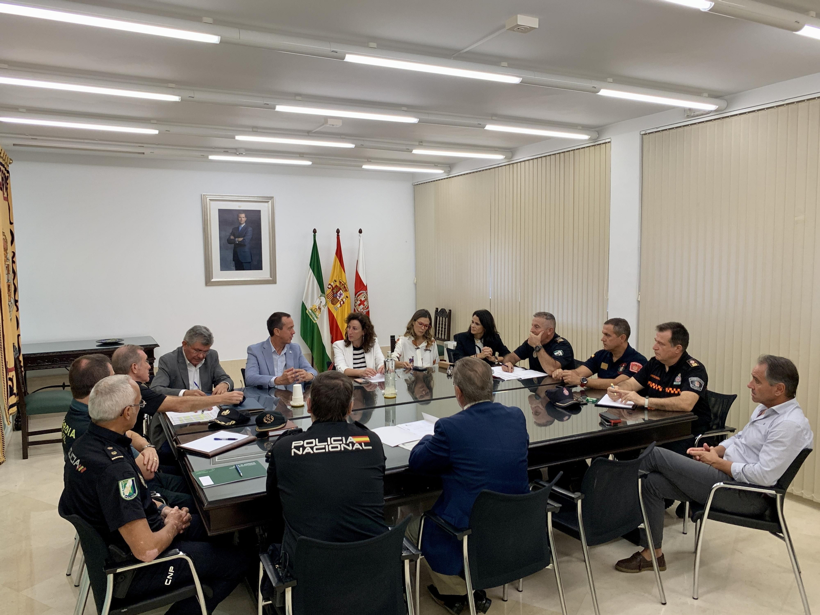 Reunión de la Junta Local de Seguridad, presidida por la alcaldesa