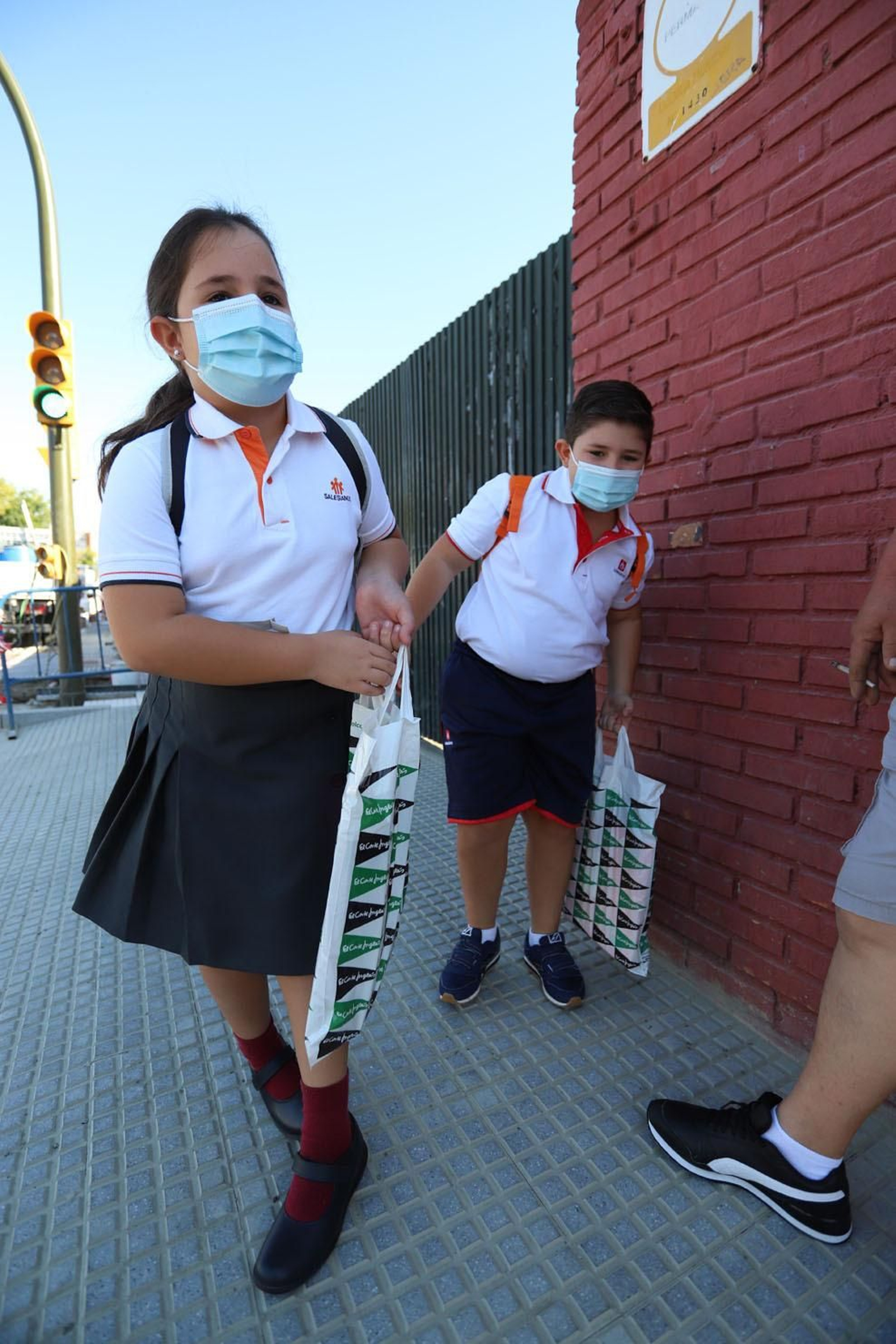 Imágenes de la vuelta al cole en Huelva