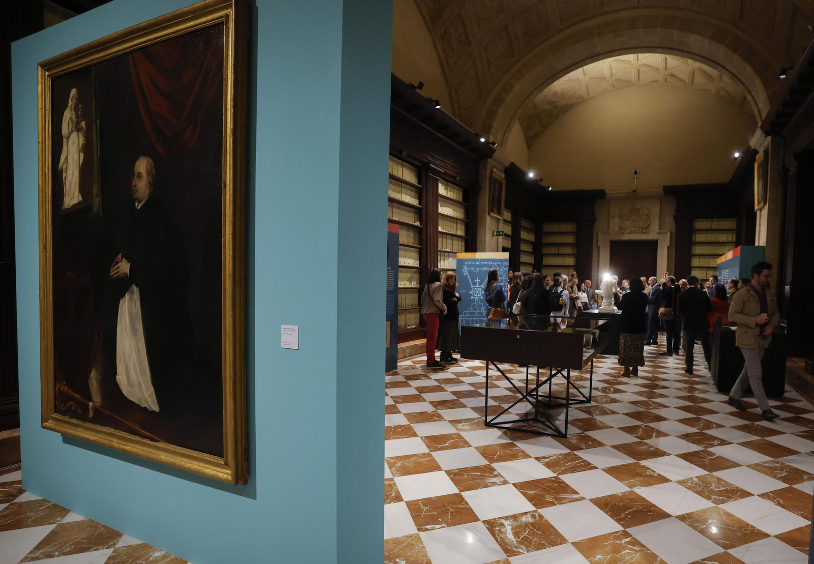 Un retrato de Rodrigo Fernández de Santaella pintado por Zurbarán.