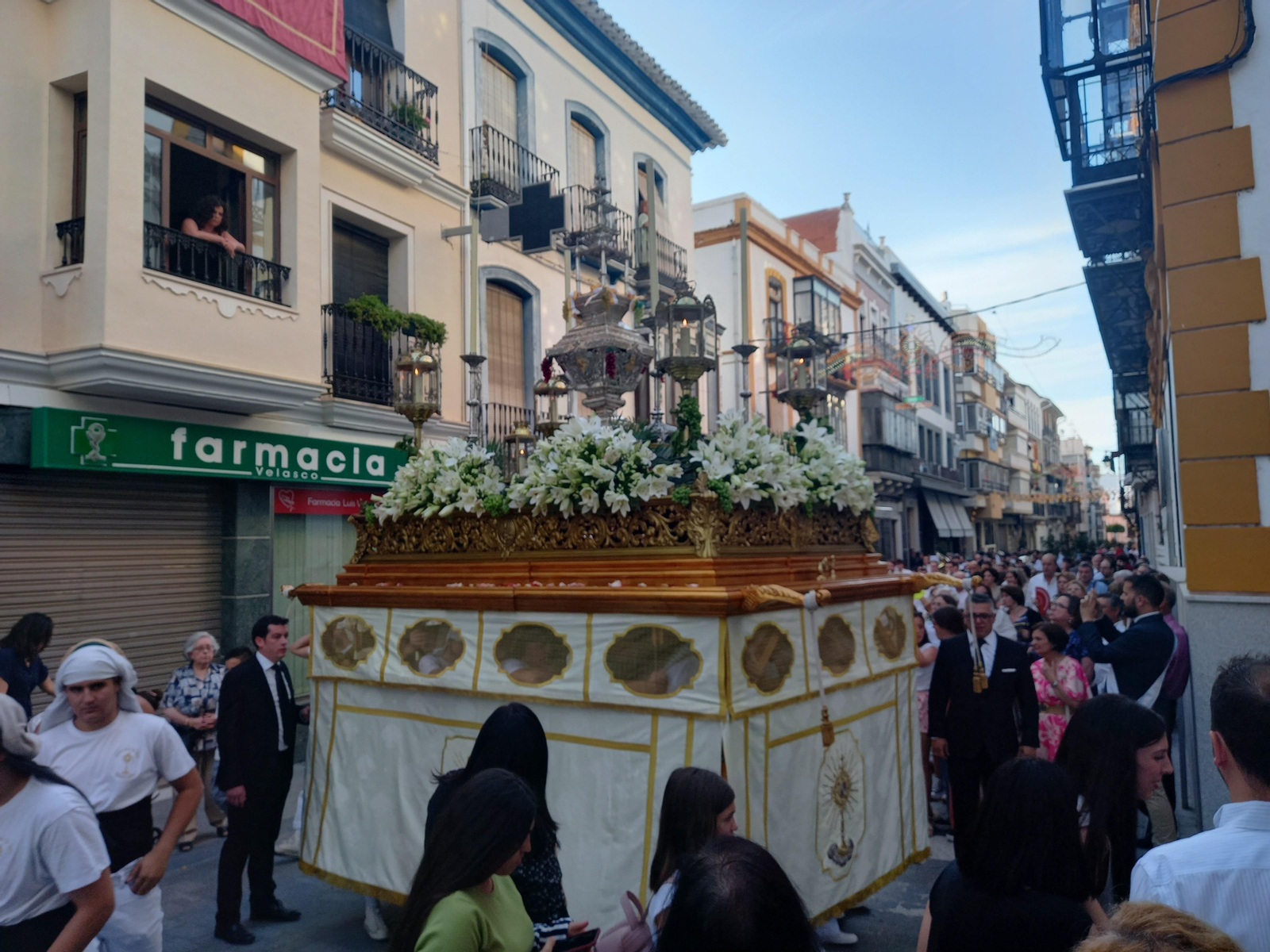 Procesión del Corpus Christi en Puente Genil. Procesión del Corpus Christi en Puente Genil.