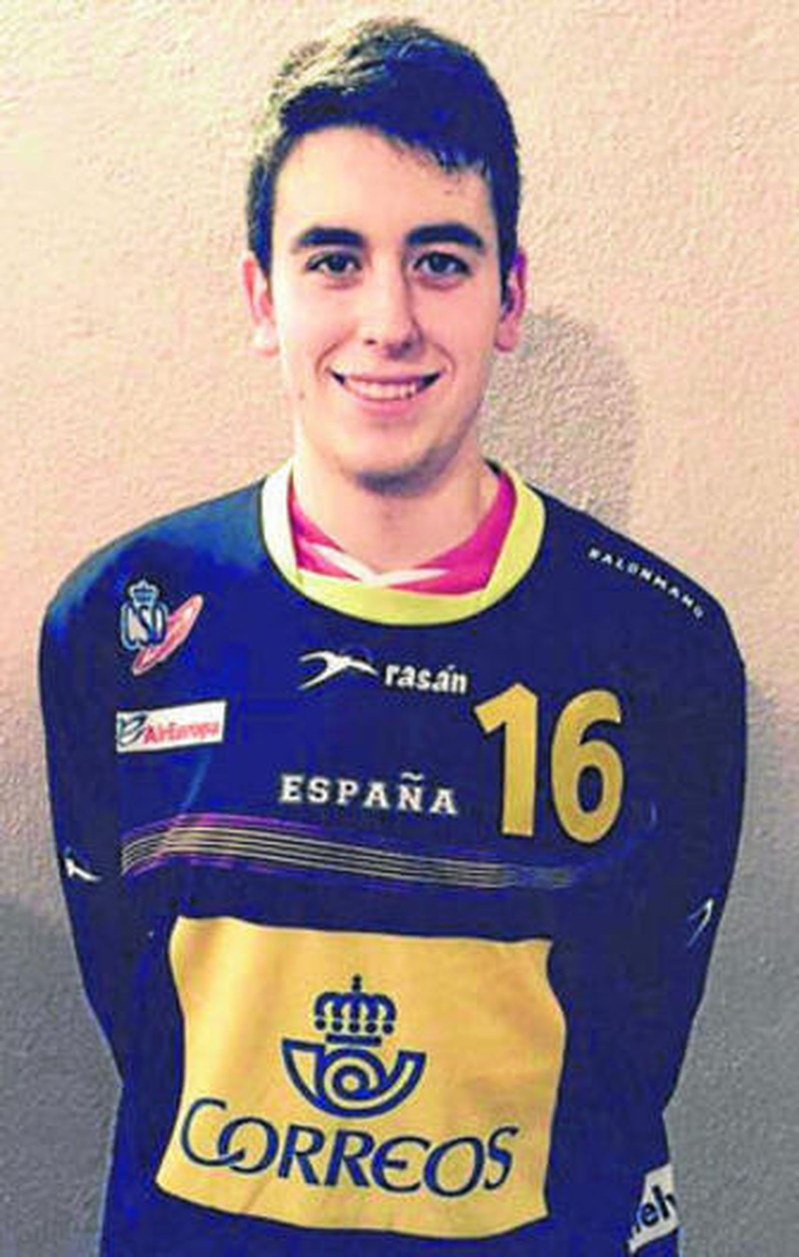 Alejandro Morón, con la selección nacional.