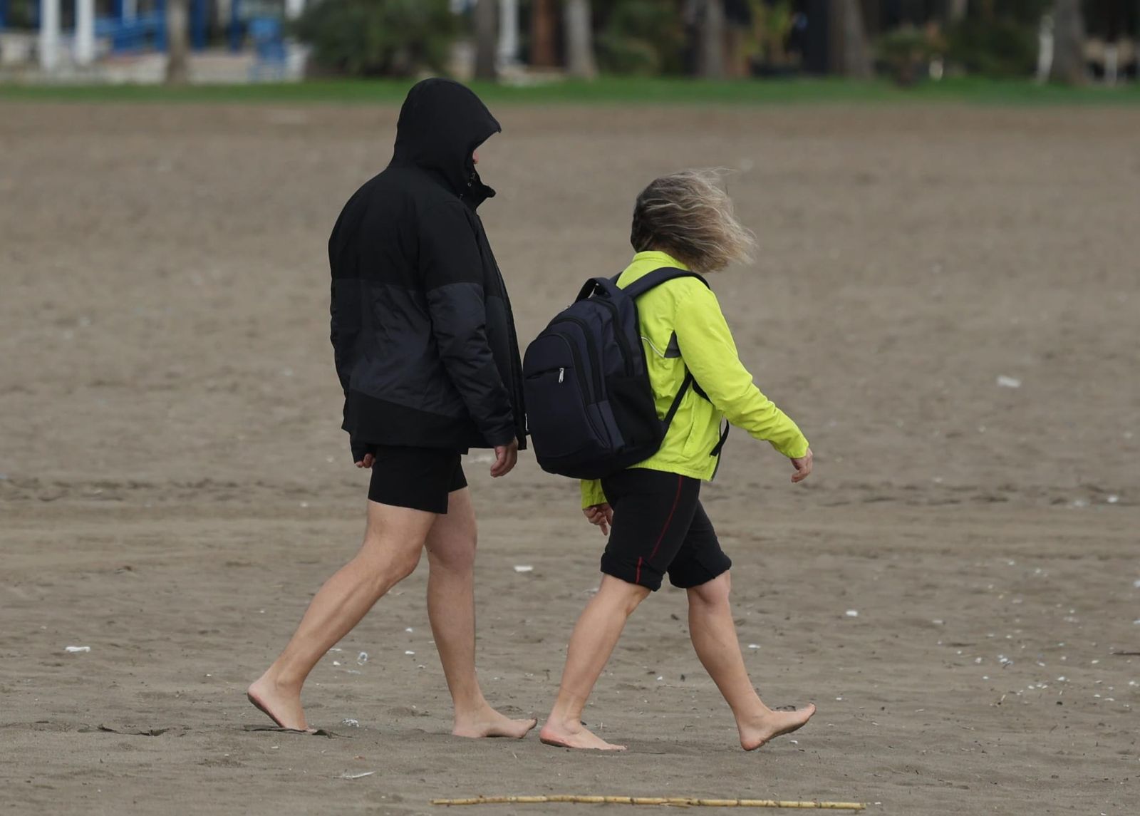 Málaga capital este jueves tras el paso de la borrasca Leonardo.