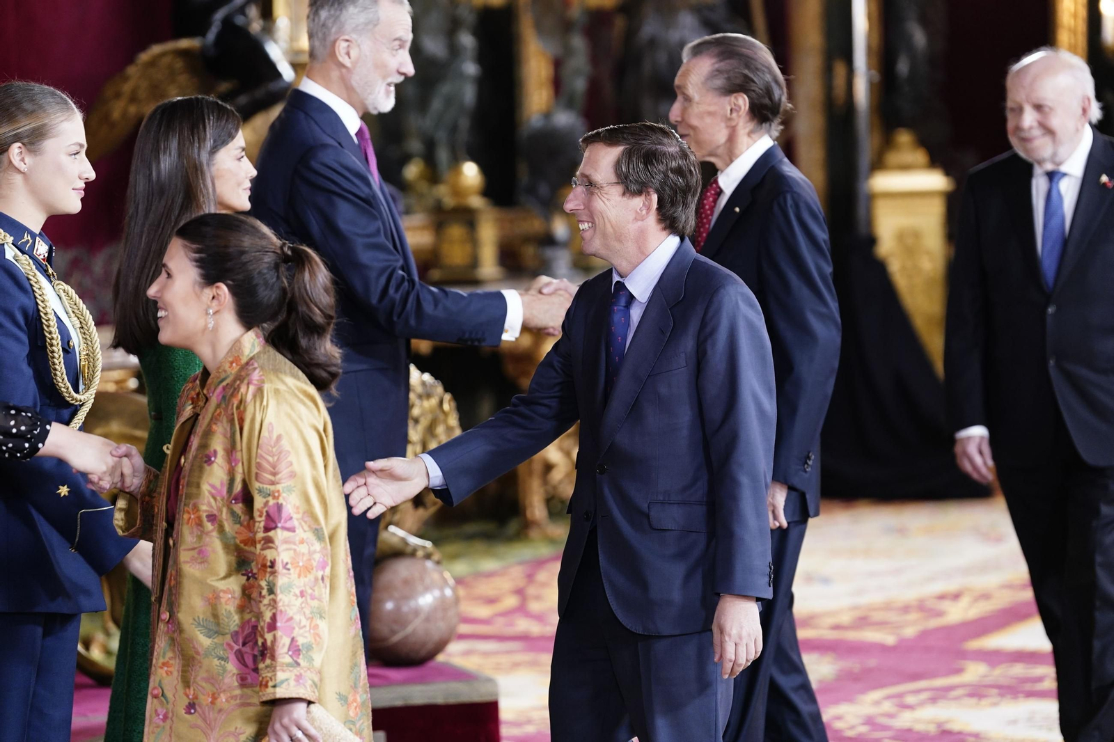 Las fotos de la recepción del Rey por el 12 de octubre