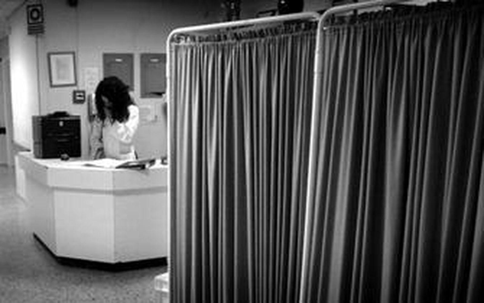 Un control de Enfermería de una de las plantas de hospitalización del centro sanitario gaditano.