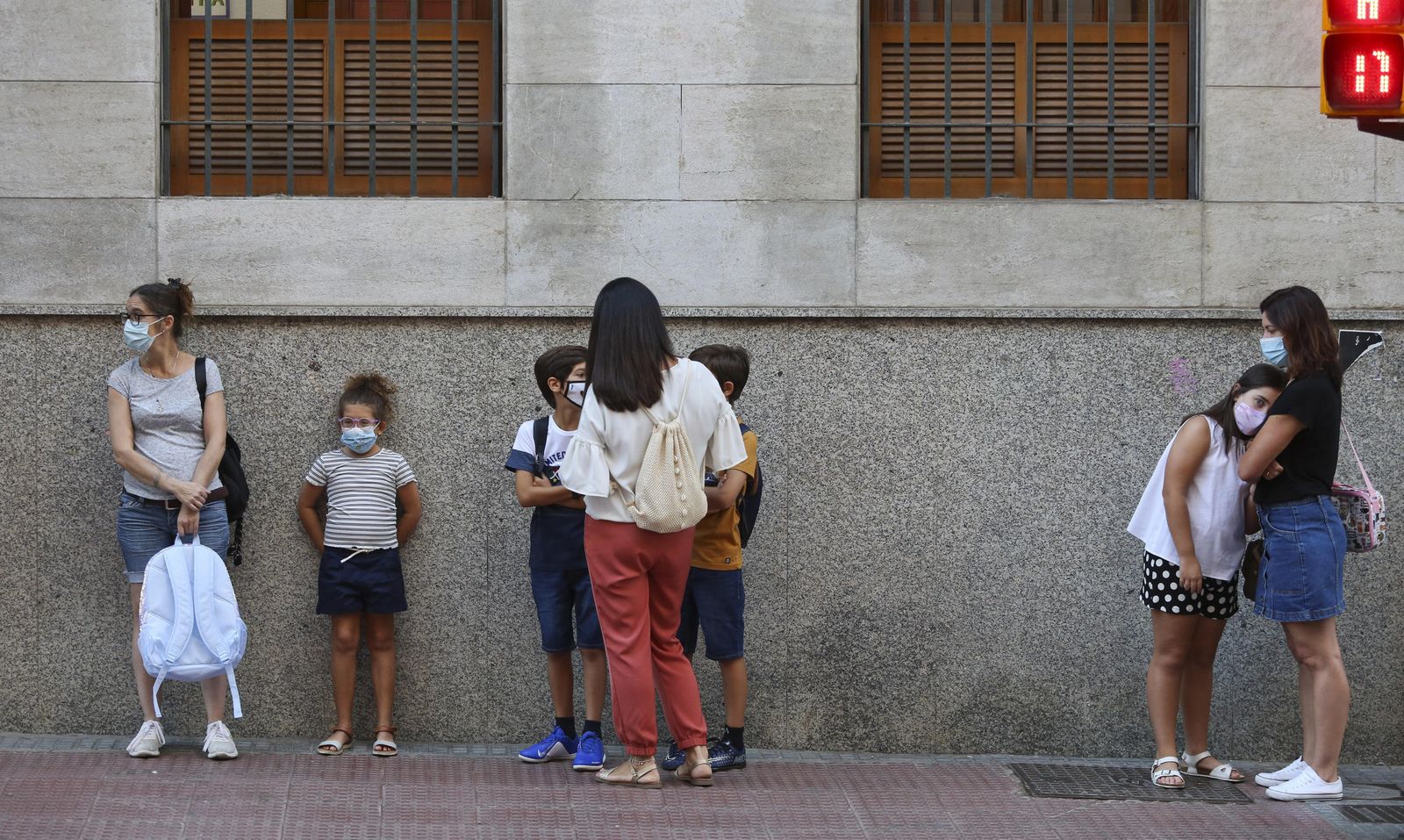 Vuelta al cole en Málaga: Fotos de un día de nervios y mascarillas