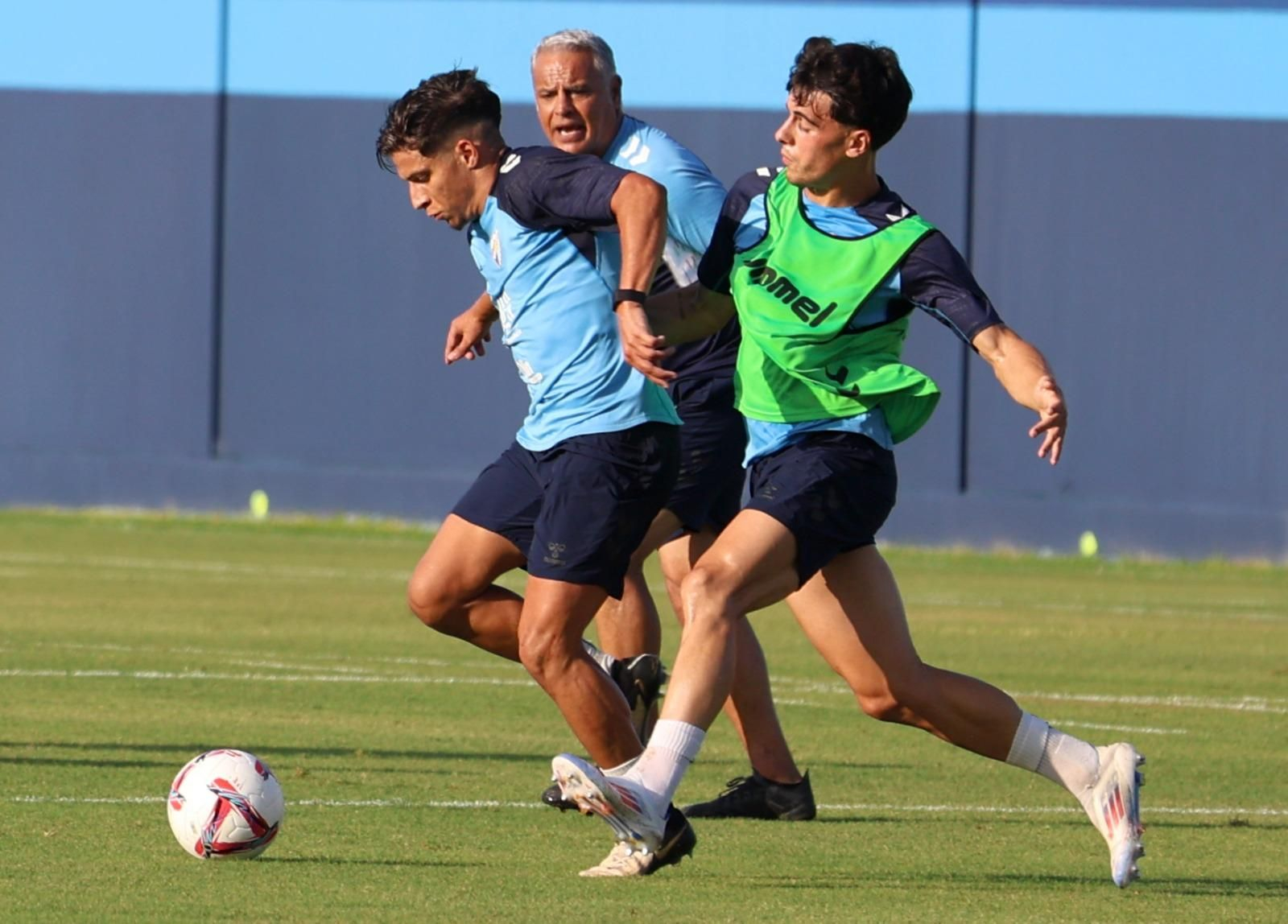 Haitam, como una moto en la última sesión del Málaga CF