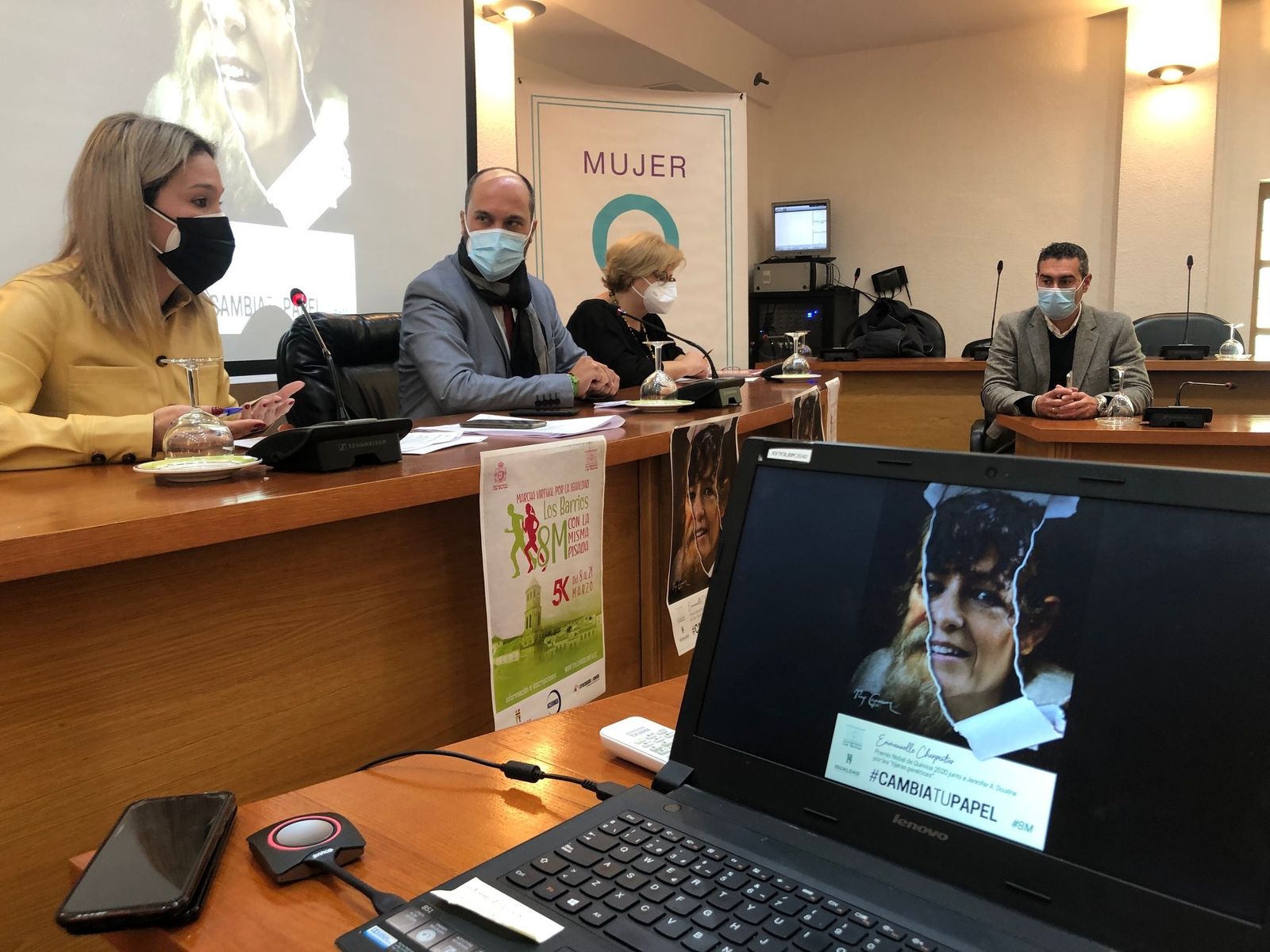 Presentación de las actividades del 8M en Los Barrios