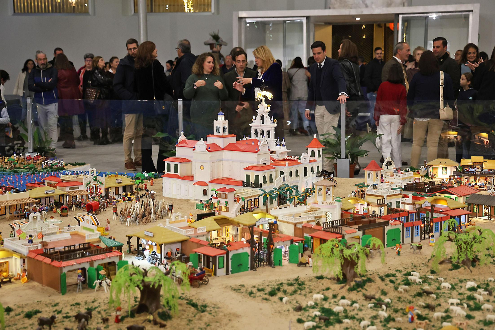 Imágenes del Belén de Playmobil más grande del mundo dedicado al Rocío