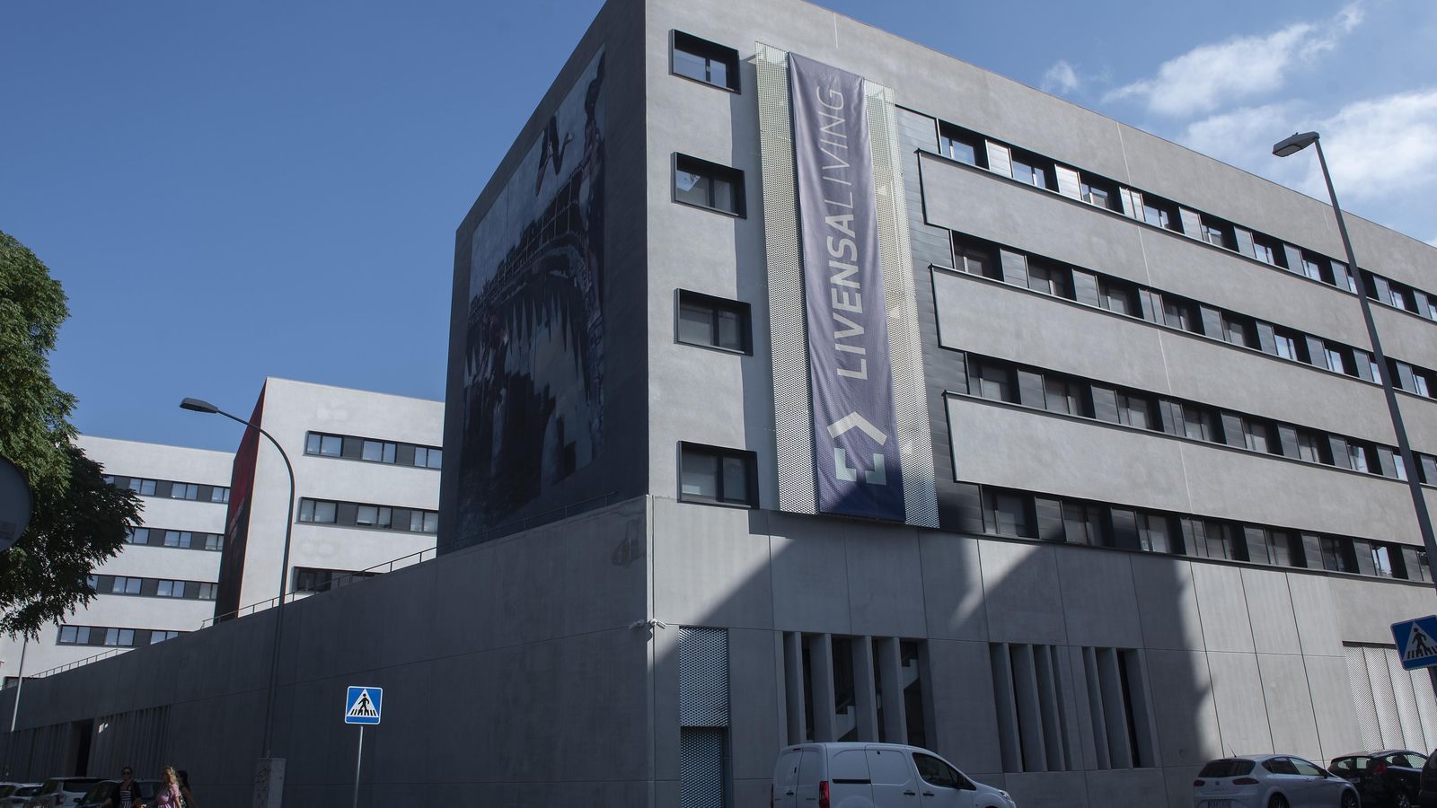 La residencia de estudiantes levantada en solar que ocupaba el Club Antares.