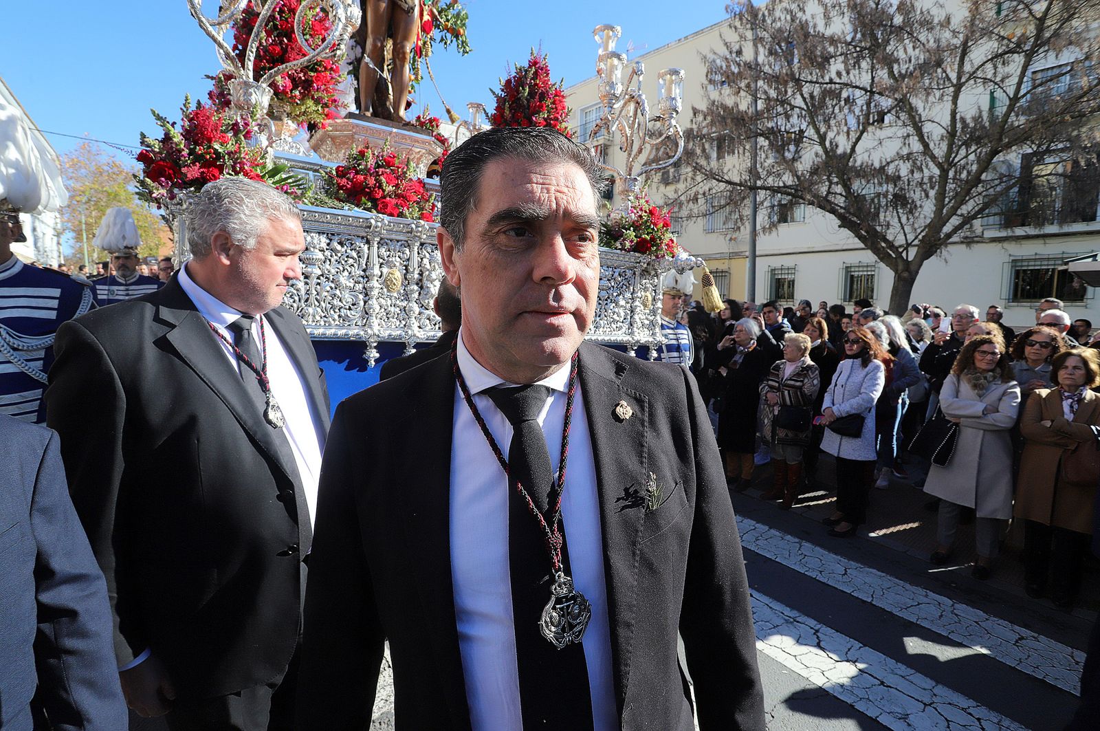 Imágenes de la procesión de San Sebastián en Huelva