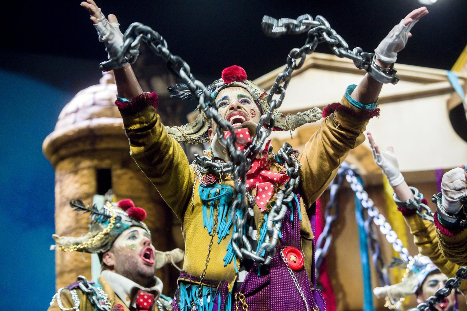 La comparsa de 'Remolino' en 2020: 'Los encaidenaos'.