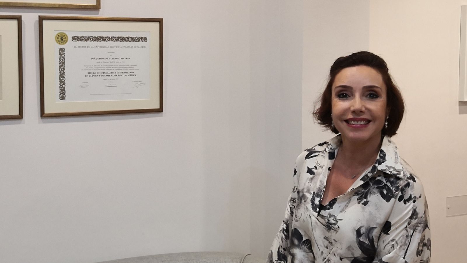 La doctora Giorgina Guerrero Becerra