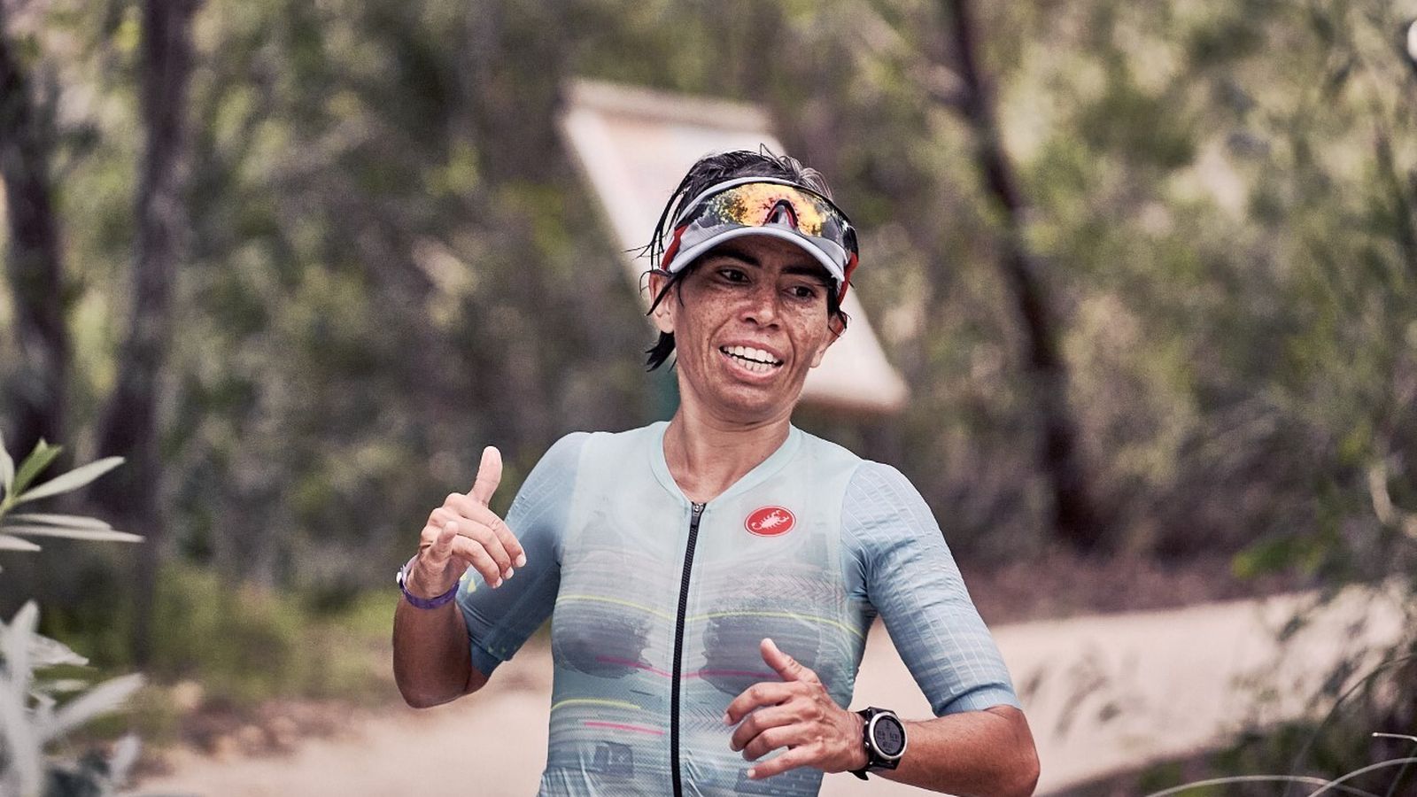 La portuguesa Liliana Verissimo, durante un momento de la competición.