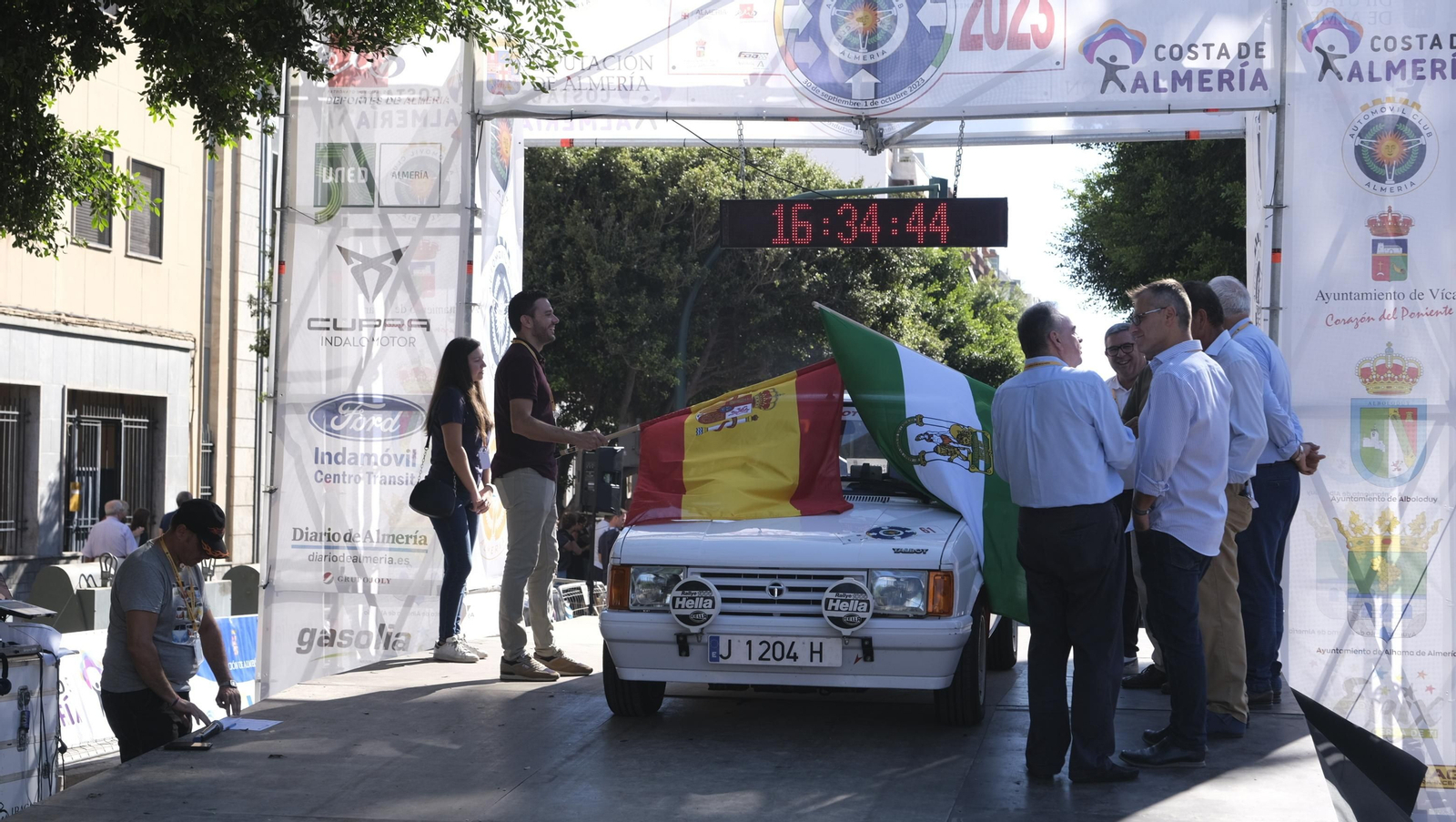 Imágenes de la salida del Rallye Costa de Almería