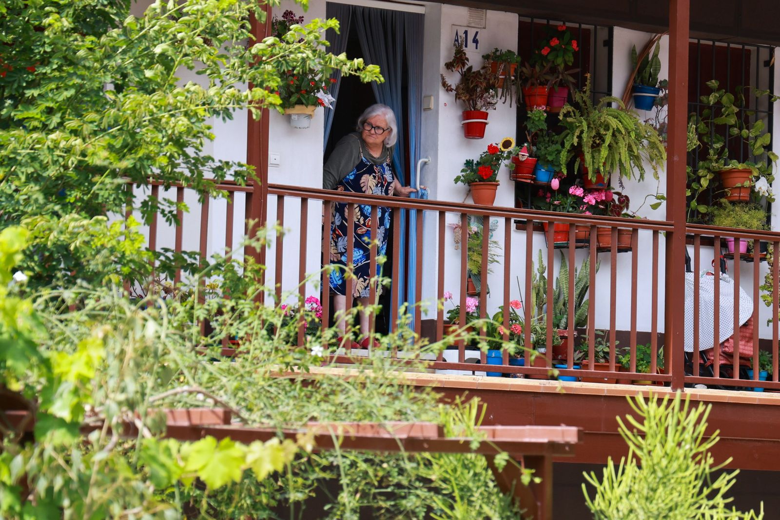 Los corralones de El Perchel y La Trinidad de Málaga, en fotografías