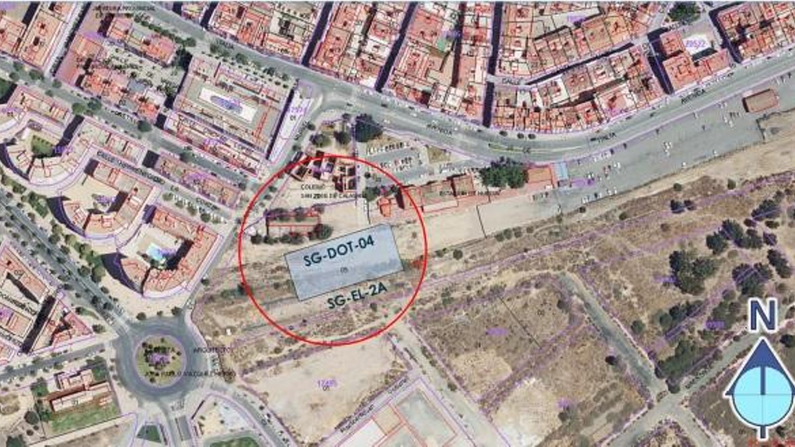Localización de la parcela. Localización de la parcela.