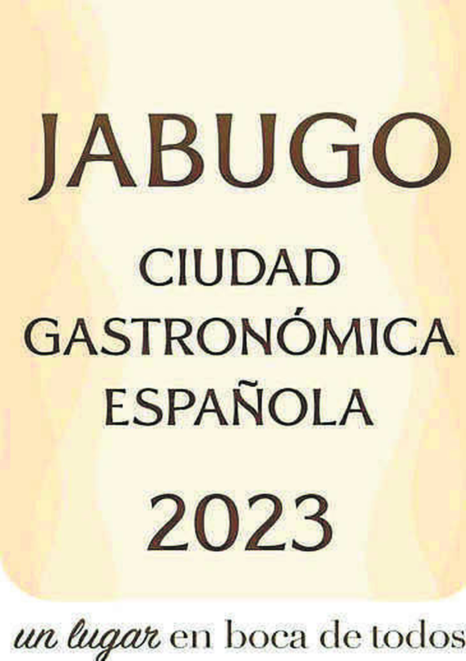 Lema creado para la denominación ‘Ciudad Gastronómica 2023’.