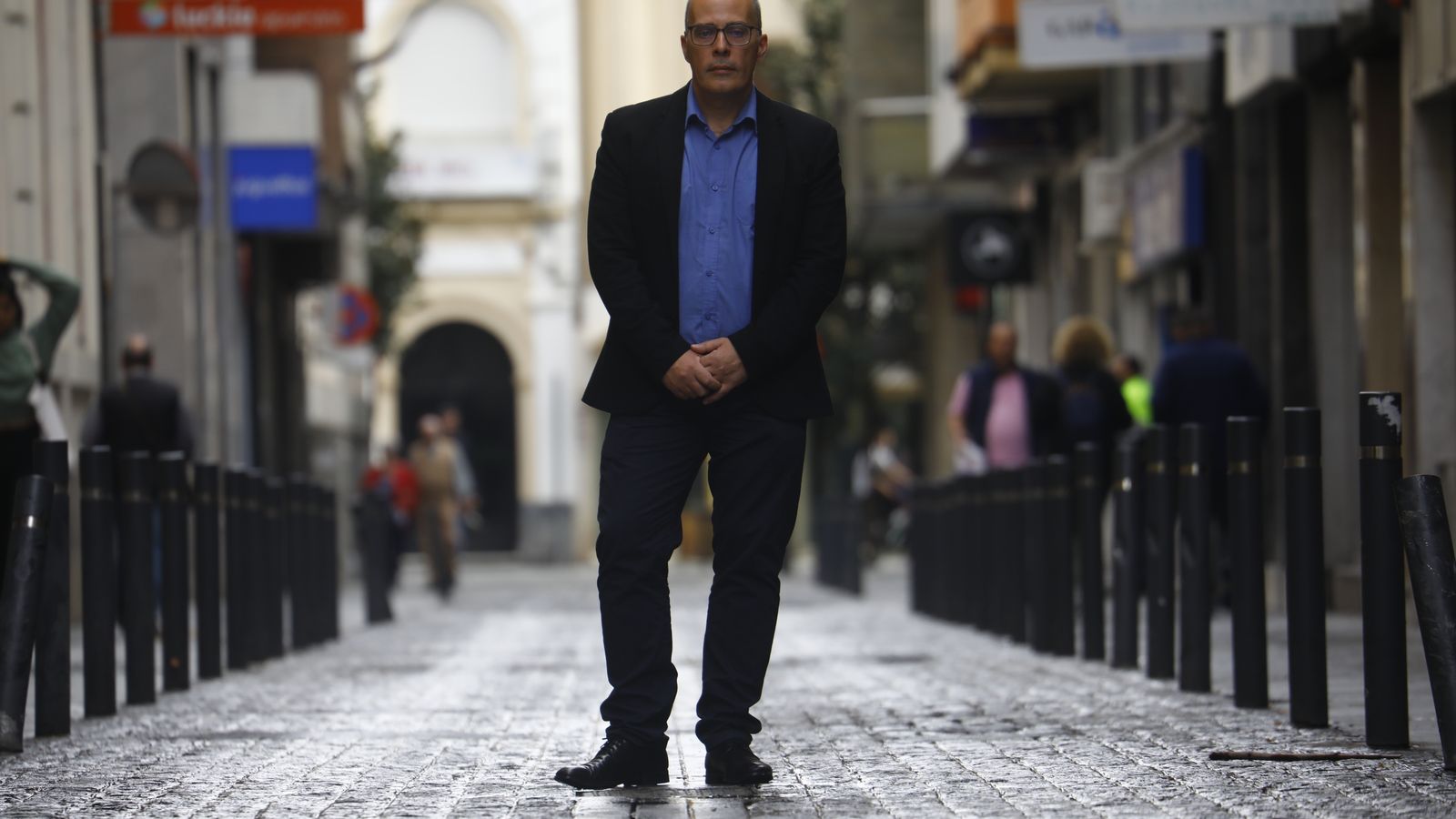 Manuel Fernández posa para el periódico 'el Día'.