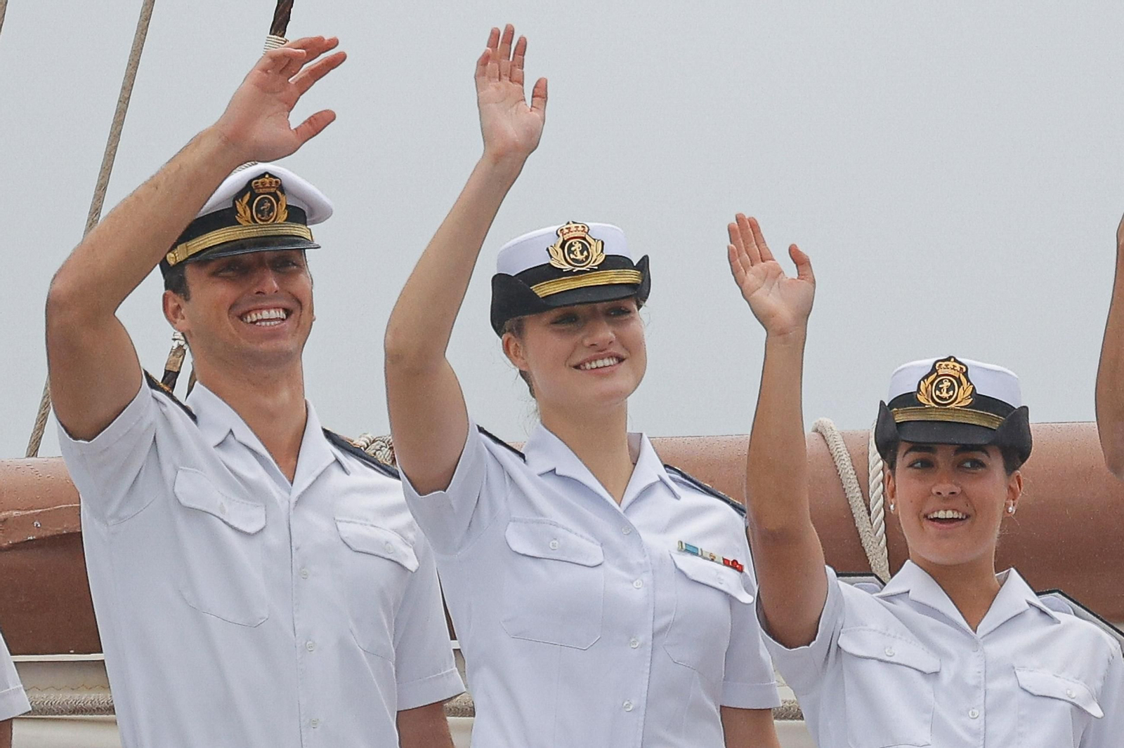 Así terminó el crucero de instrucción de la princesa Leonor en el 'Juan Sebastián de Elcano'