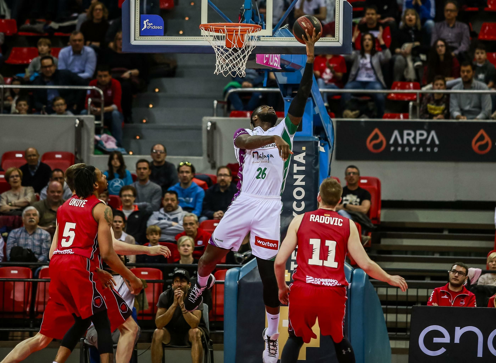 El Tecnyconta Zaragoza - Unicaja, en fotos