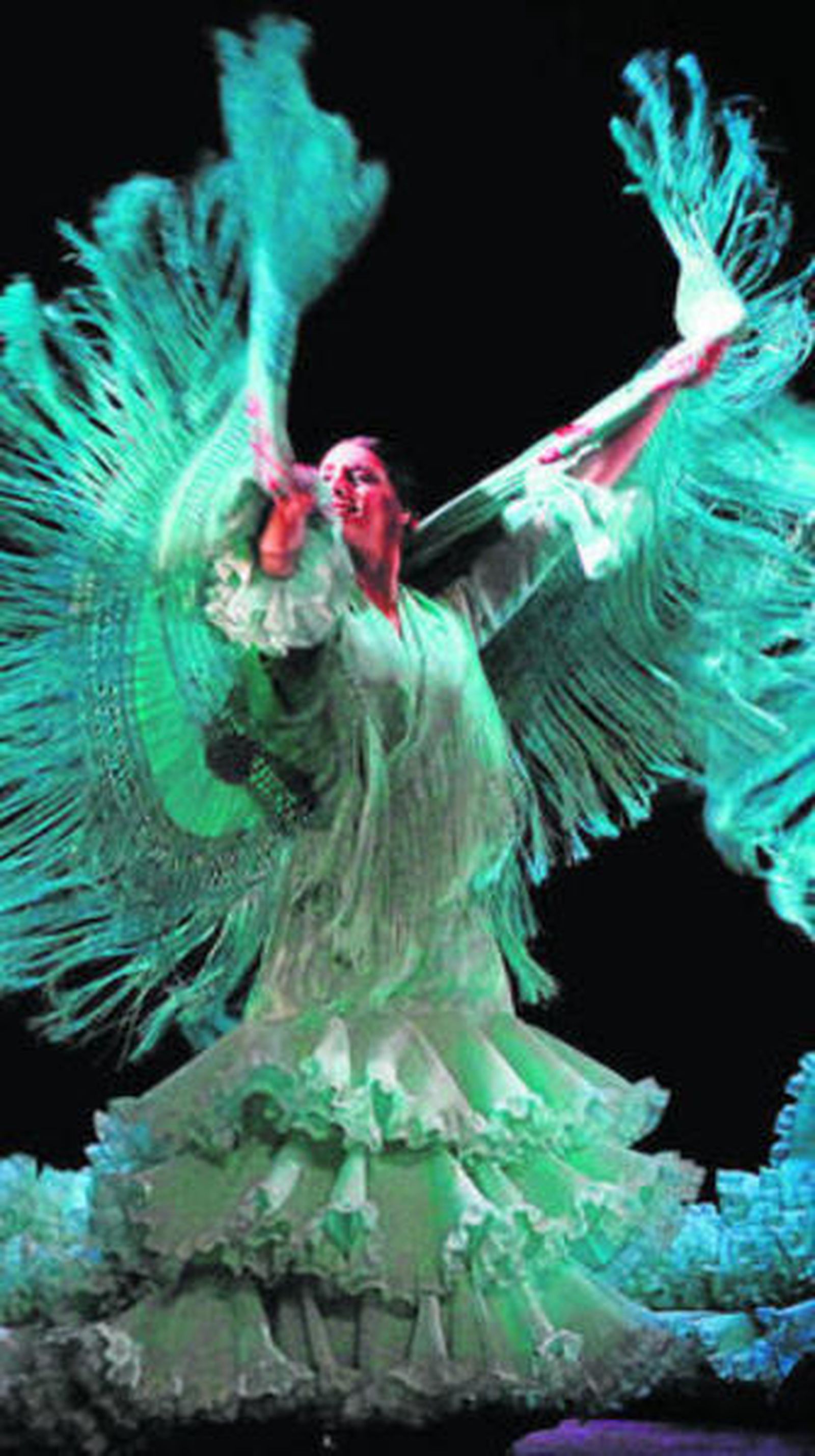 Un instante de 'Metáfora', un espectáculo del Ballet Flamenco de Andalucía.