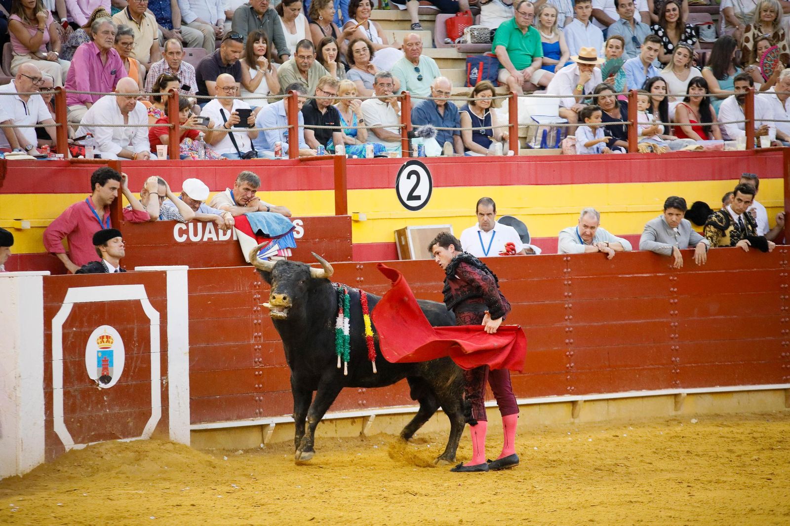 Imágenes de la corrida de toros en Roquetas de Mar