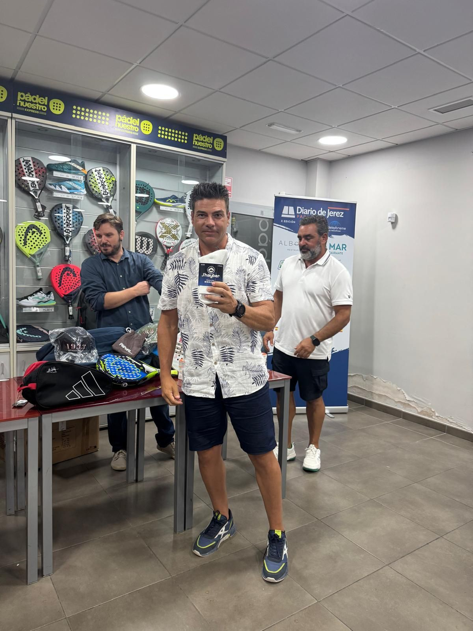 Imágenes de la entrega de trofeos de la X Diario de Jerez Pádel Cup