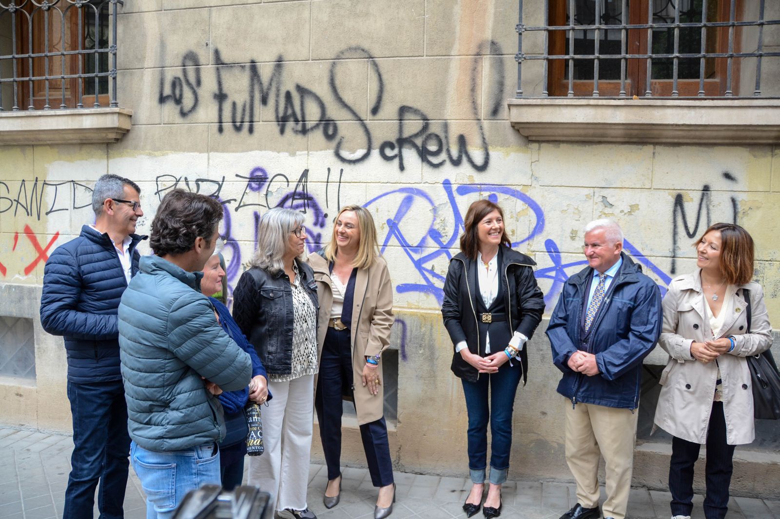 Marifrán Carazo pondrá en marcha dos planes de choque contra las pintadas en Granada