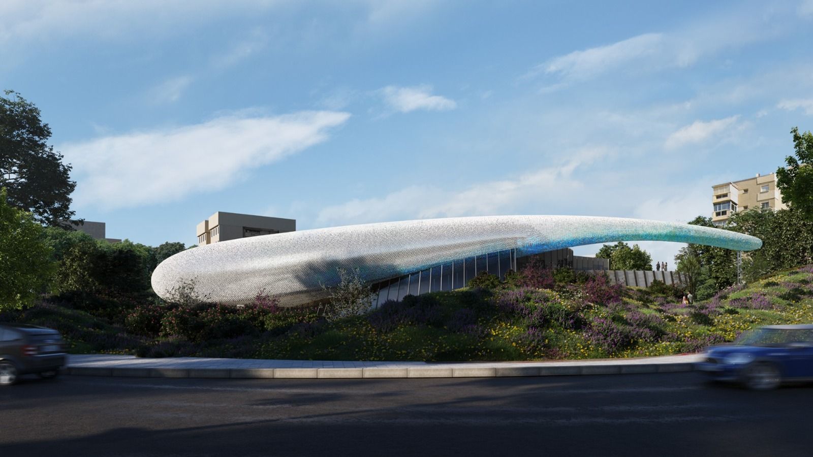 Infografía del futuro CaixaForum en Málaga.