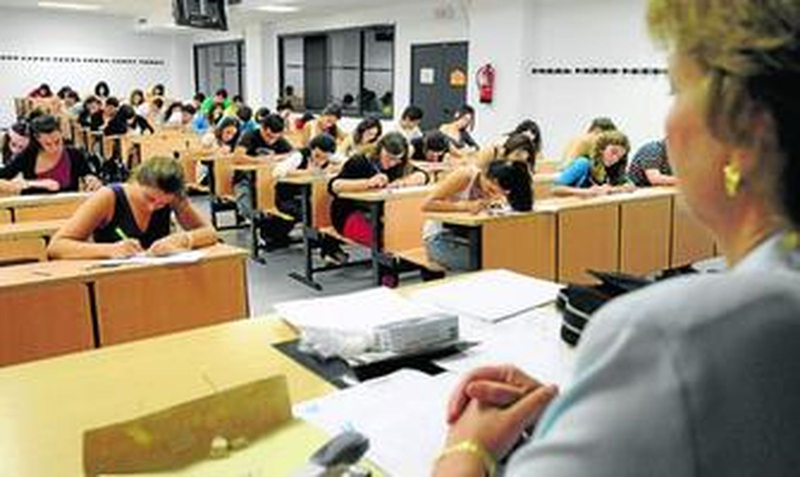 Imagen de la pasada convocatoria de Selectividad en la Facultad de Derecho de la Universidad de Sevilla.