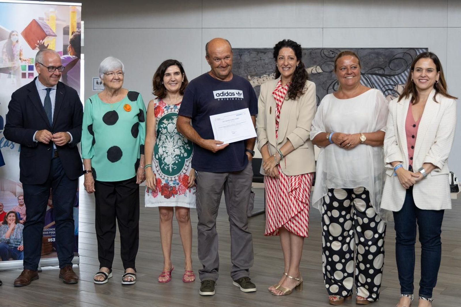 Visita de la consejera a las instalaciones de Aprompsi