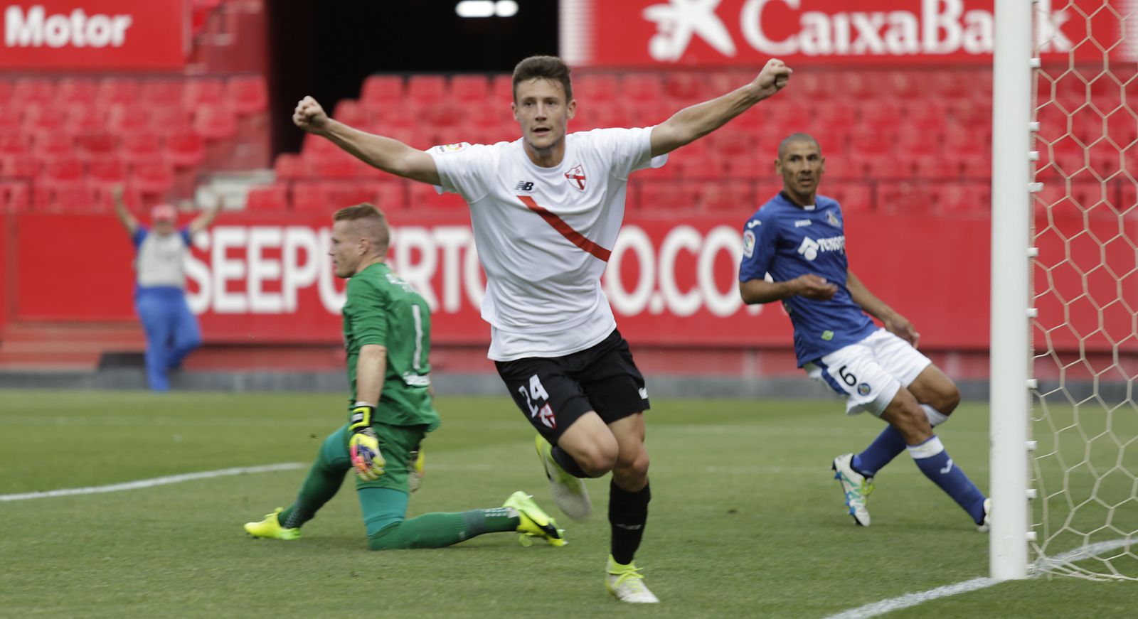 Las imágenes del Sevilla Atlético-Getafe