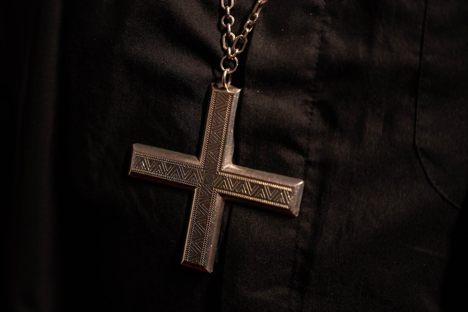 Cruz pectoral de un obispo.