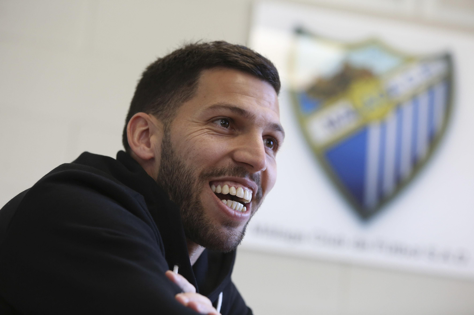 Dani Pacheco, jugador del Málaga CF.