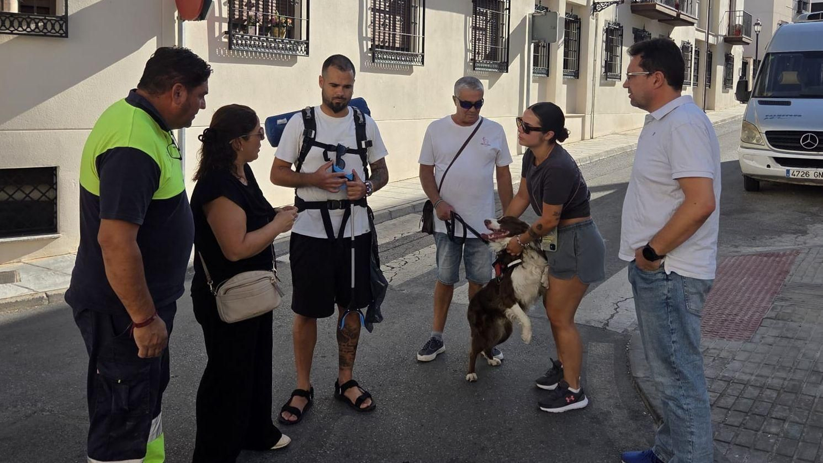 Imágenes de Jorge Mora a su salida de La Zubia.