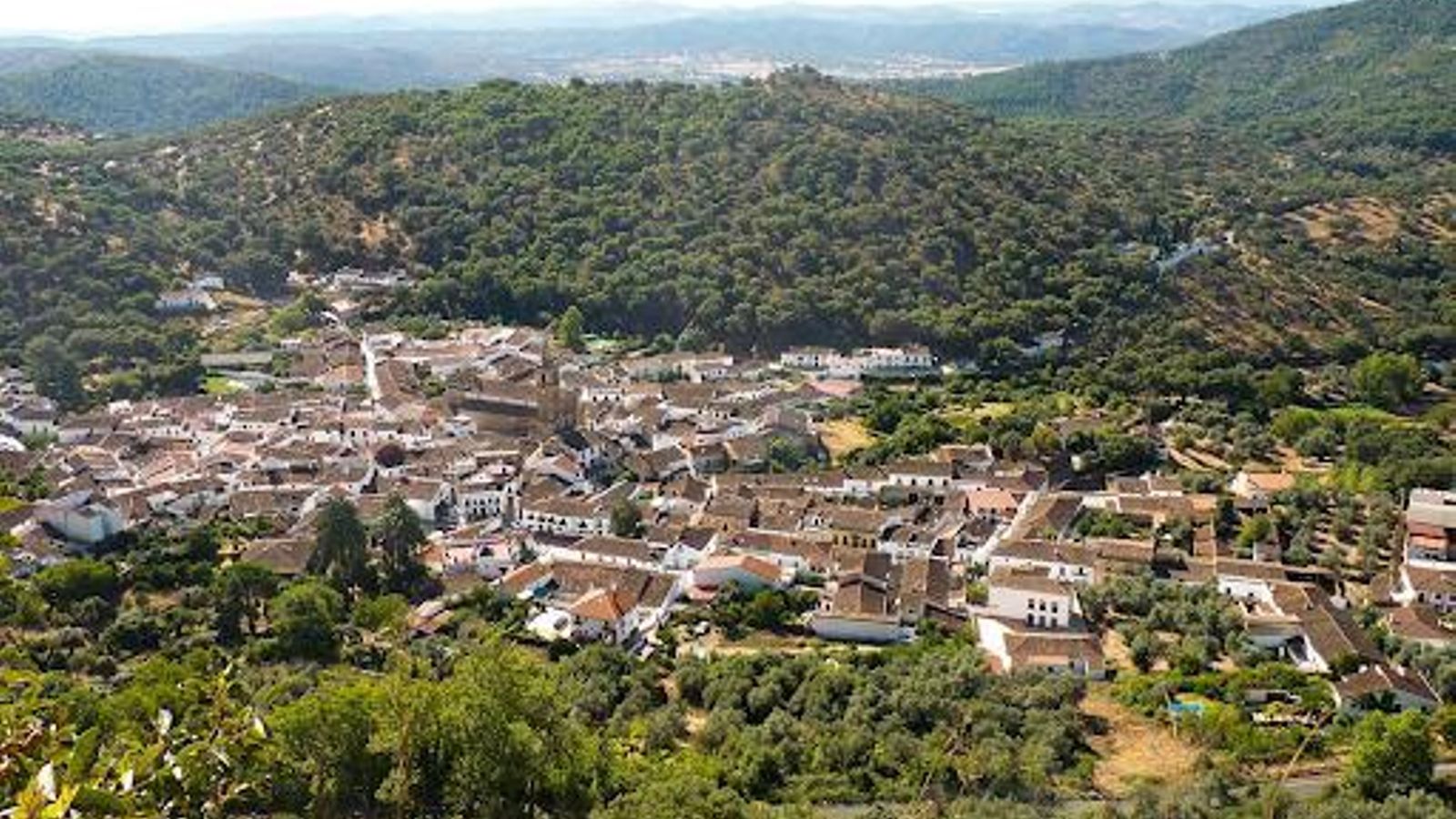 Panorámica de Alájar.