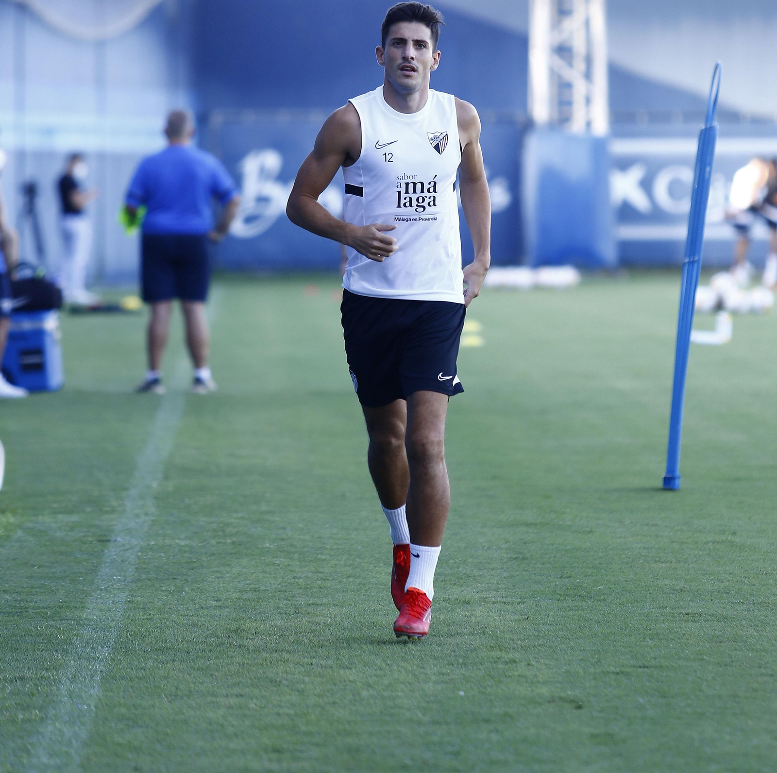 Pablo Chavarría, en un entrenamiento.