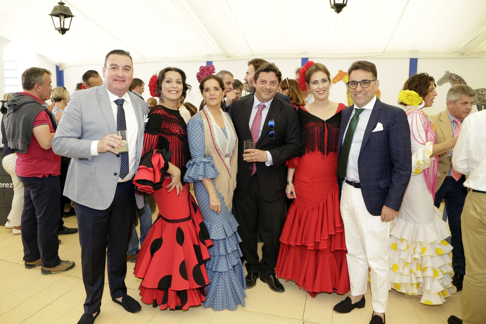 Responsables de las empresas Almacenes Osca y de Costanor.