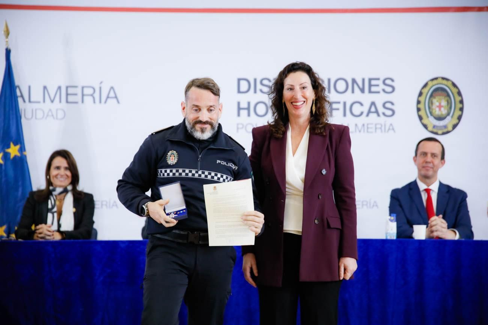 Las imágenes del la celebración de San Esteban en la Jefatura de la Policía Local