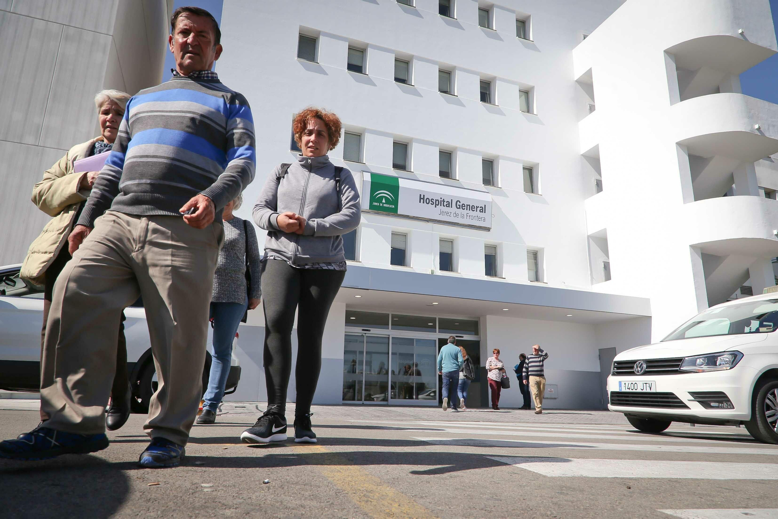 Imagen del  hospital del SAS en Jerez.