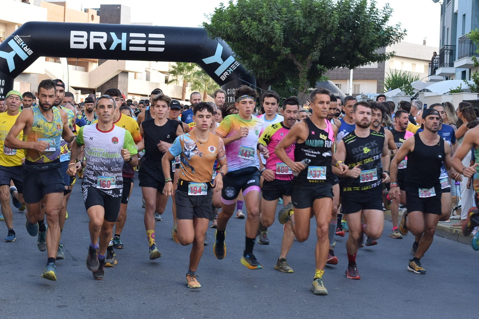 Salida del Trail de Corrales celebrado el sábado.