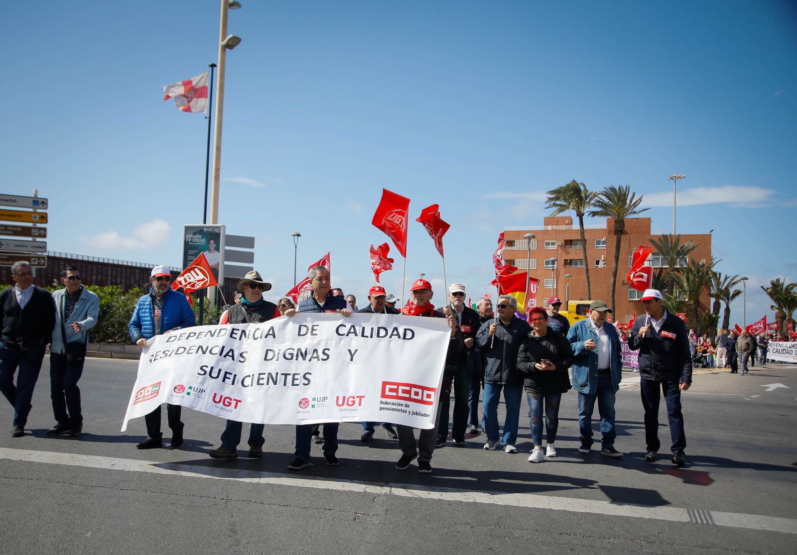 Las imágenes de la manifestación del Día del Trabajador en Almería