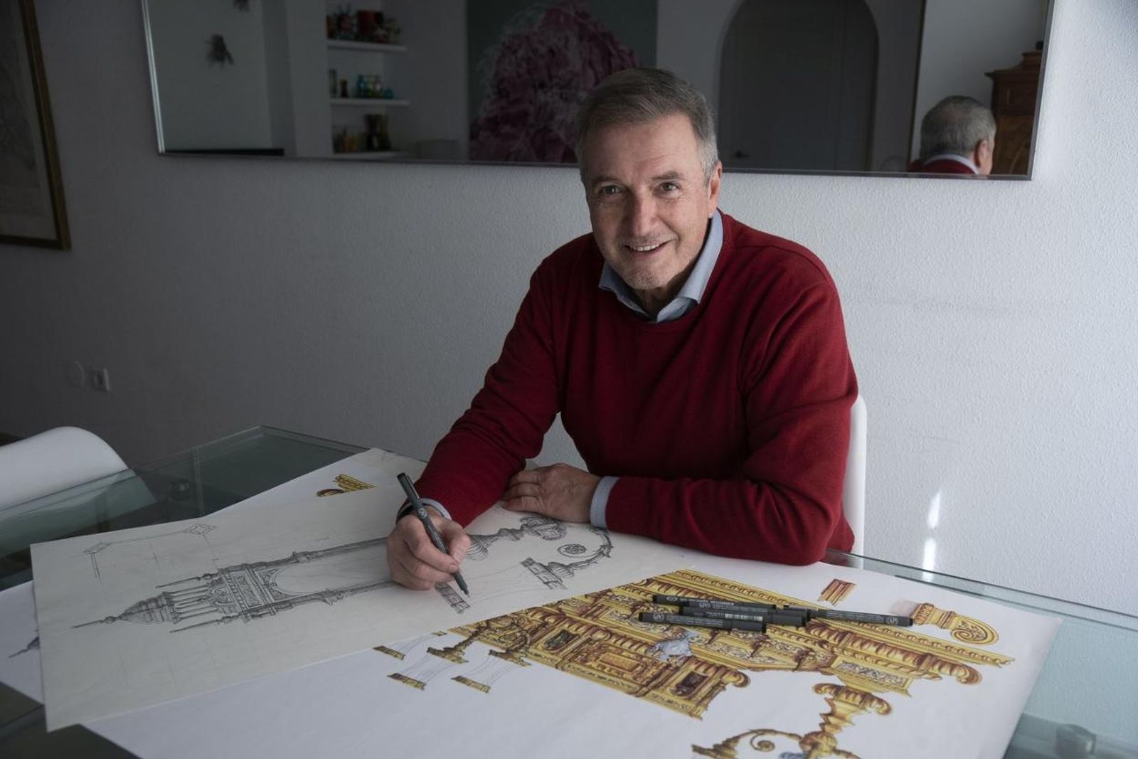 El artista Fernando Prini