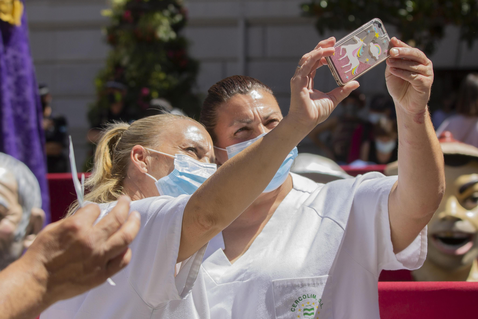 Fotos: así luce la Tarasca este 2021 en la Plaza del Carmen