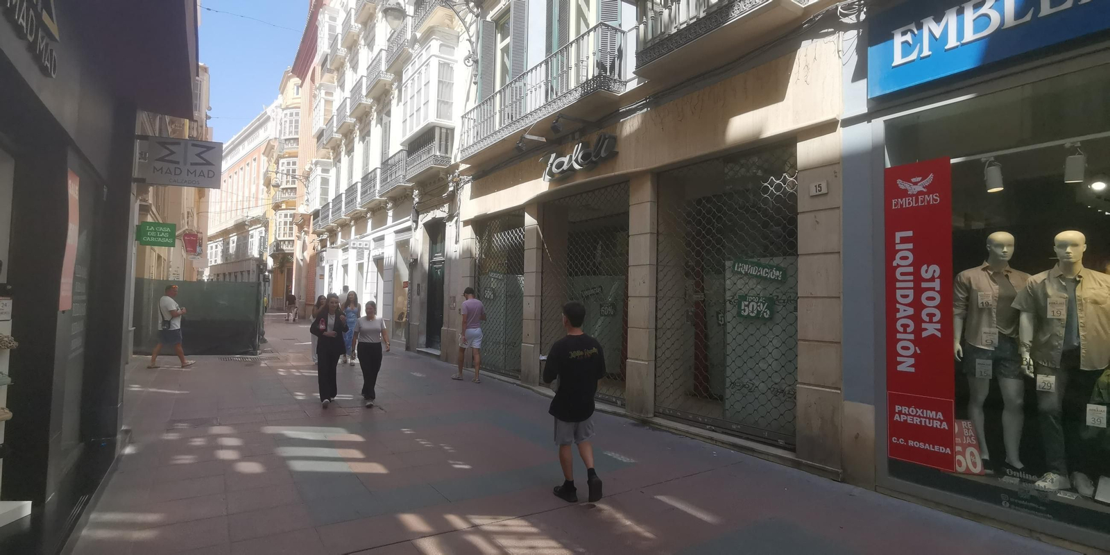 El local ocupado hasta hace unos días por Zaldi Hogar, en la calle Nueva.