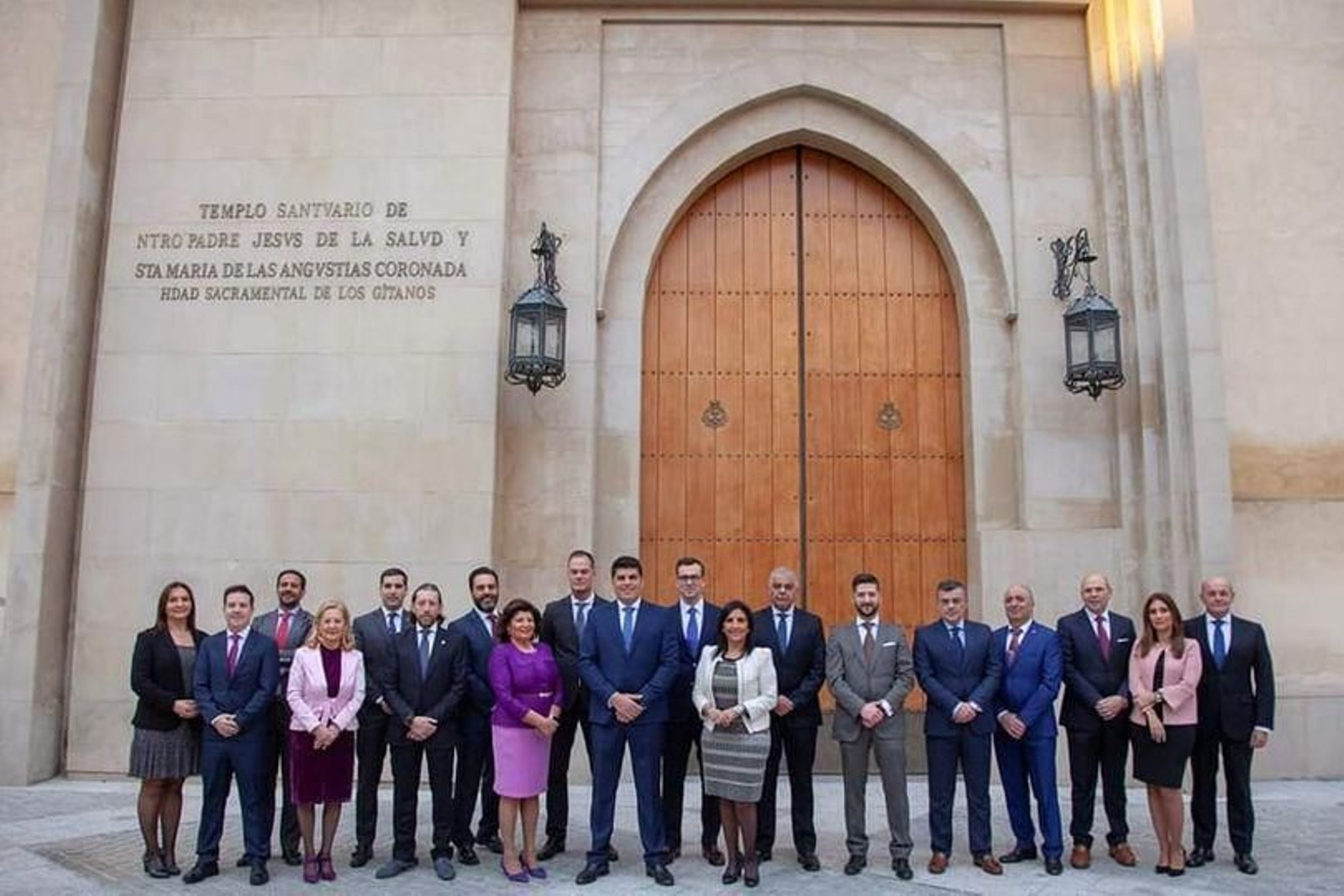 La candidatura de Carlos de Paz Moreno ante el Santuario de Los Gitanos